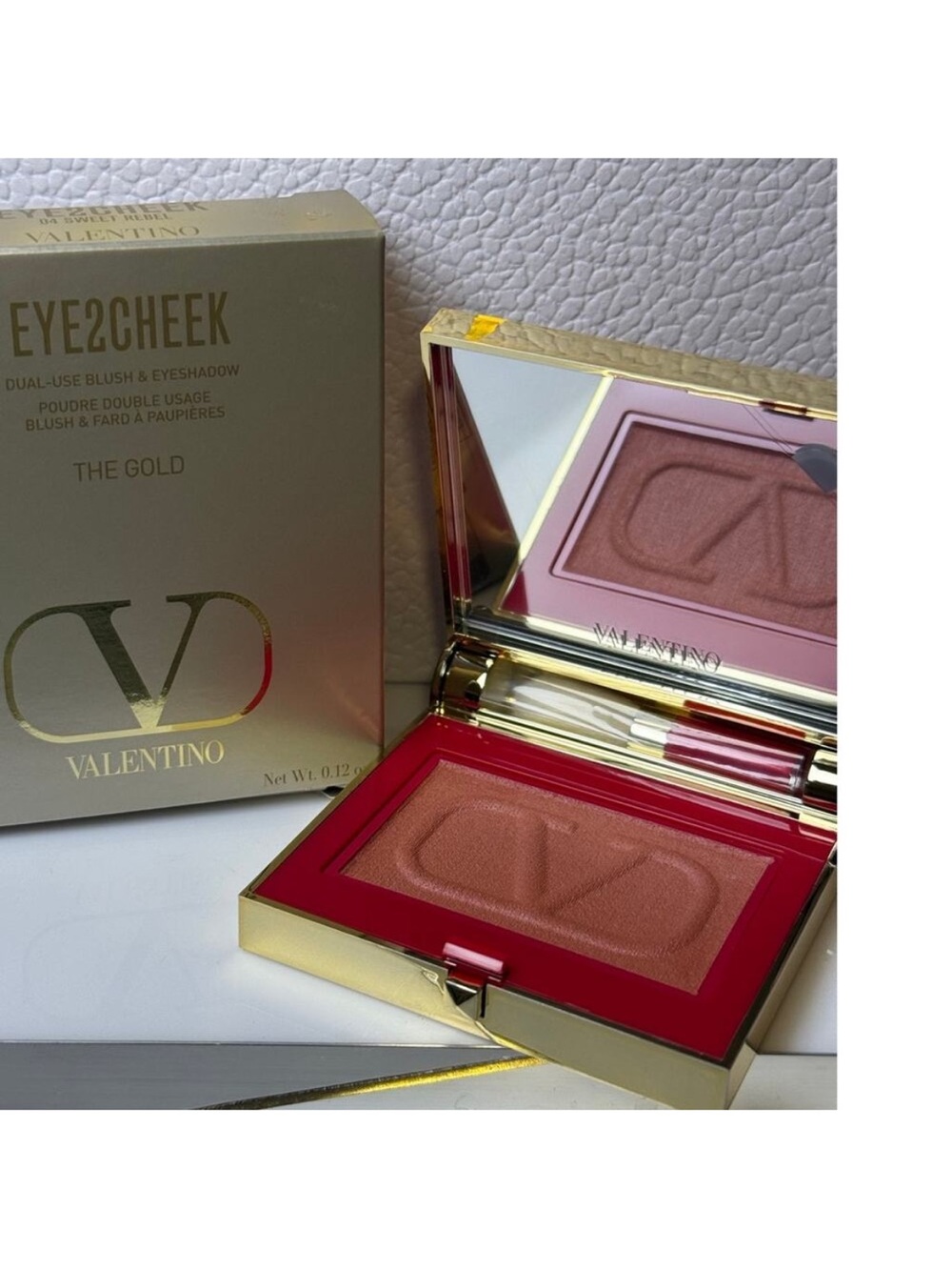 Valentino Eye2Cheek Blush & Eyeshadow - 04 SWEET REBEL - New in Box